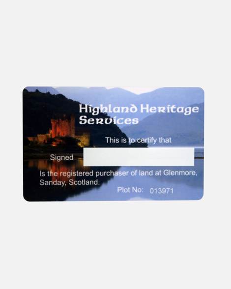 Glenmore or Kingsdale land plot